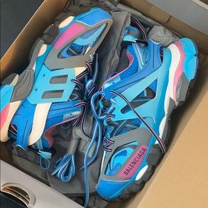 Balenciaga Track Runners Blue